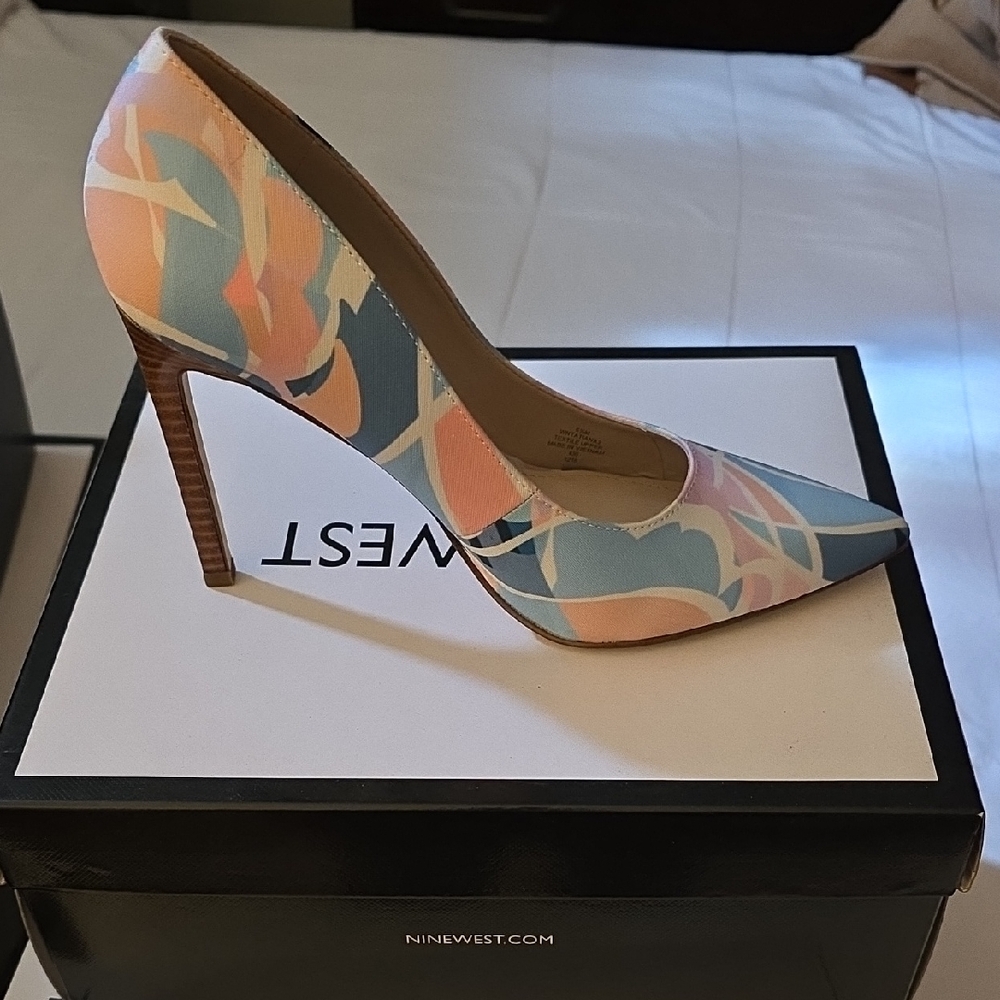Nine West Pastel Patterned Heels